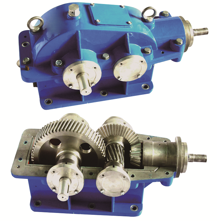 圓錐圓柱齒輪減速器拆裝模型,全鋁制圓錐齒輪減速器測(cè)繪模型