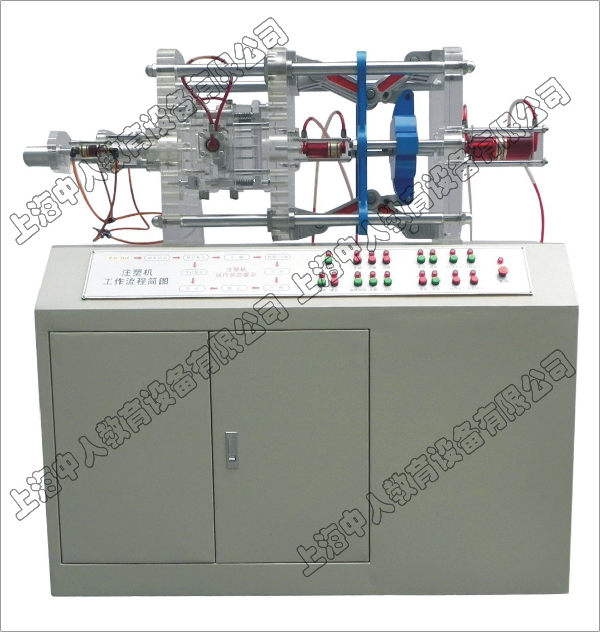 透明液壓注塑機(jī)模型,注塑機(jī)演示模型,仿真注塑機(jī)