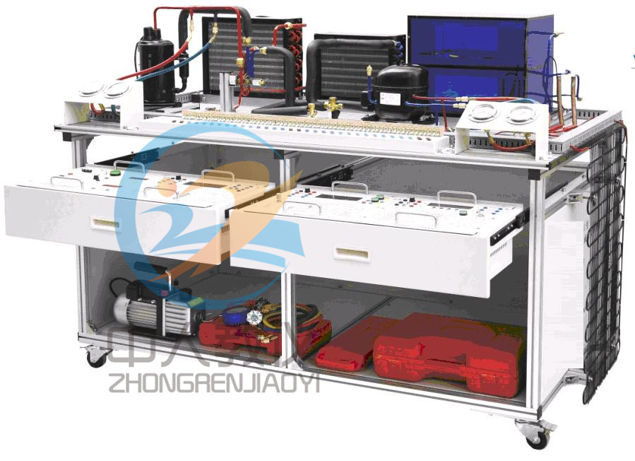 現(xiàn)代制冷與空調(diào)系統(tǒng)技能實(shí)訓(xùn)裝置,現(xiàn)代制冷制熱實(shí)訓(xùn)考核鑒定裝置