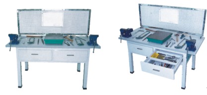 ZRQG–07A1 鉗工實訓(xùn)成套設(shè)備(2座/桌)