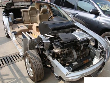 電動(dòng)汽車解剖透視實(shí)驗(yàn)臺(tái)